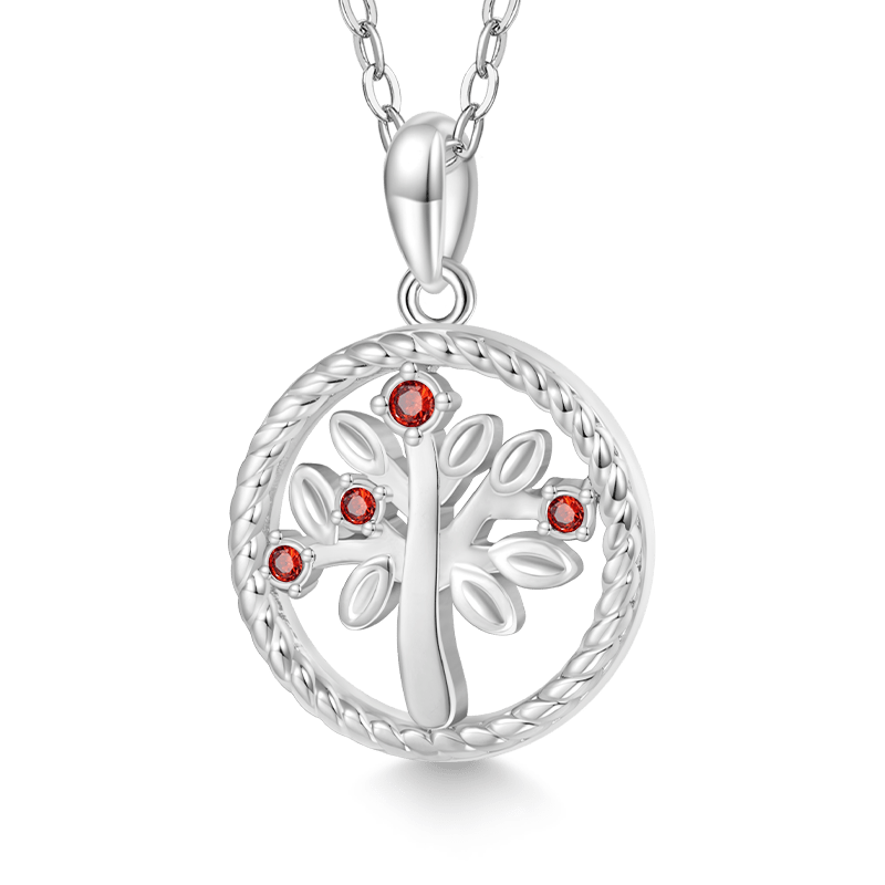 Gnoce Tree of Life Birthstone Necklace_2