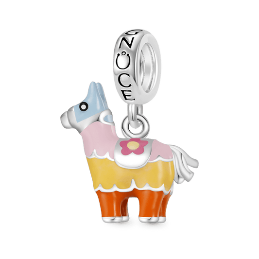 Gnoce Colorful Pinata Alpaca Animal Pendant Dangle Charm_1