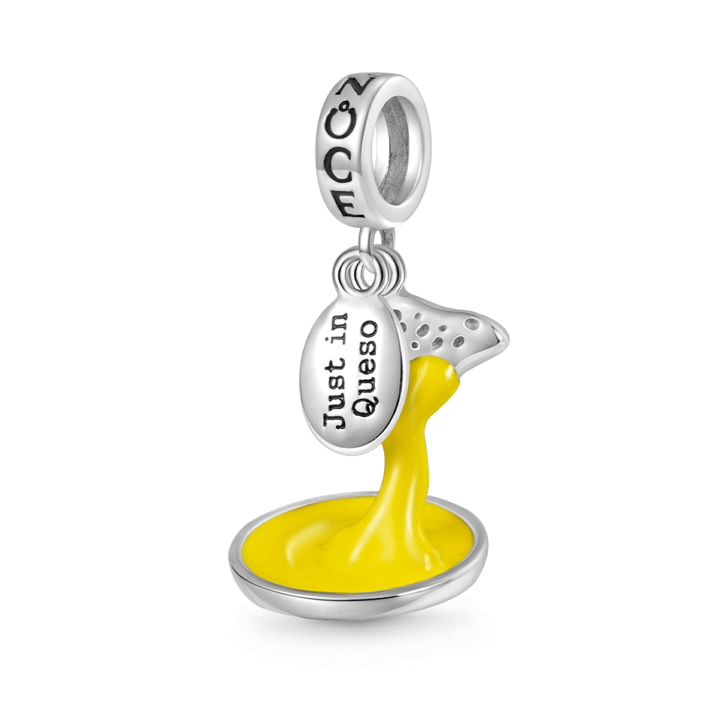 Gnoce "Just in Queso" Cheese Pendant Dangle Charm_1