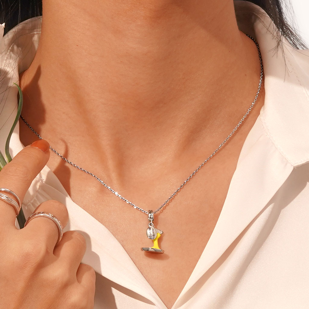 Gnoce "Just in Queso" Cheese Pendant Dangle Charm_5