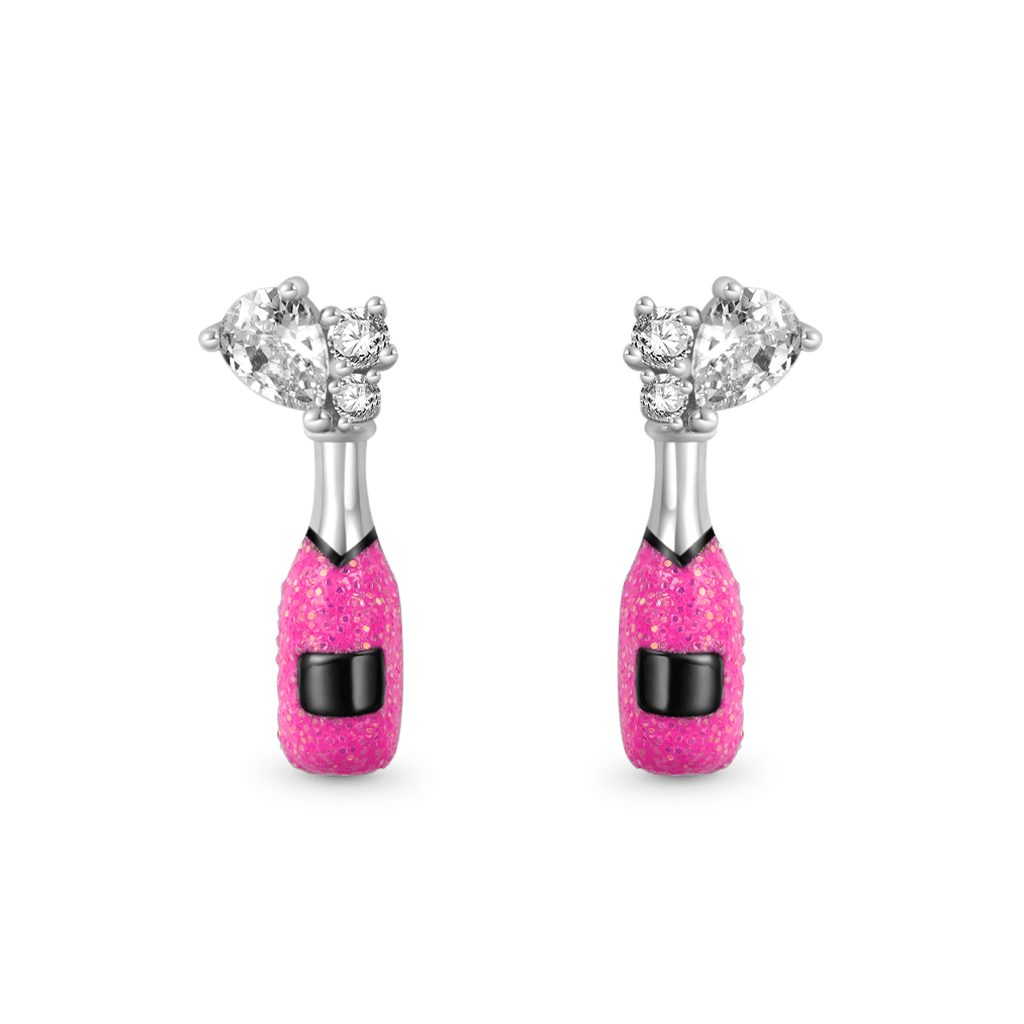 Gnoce Charming Champagne Stud Earrings_1