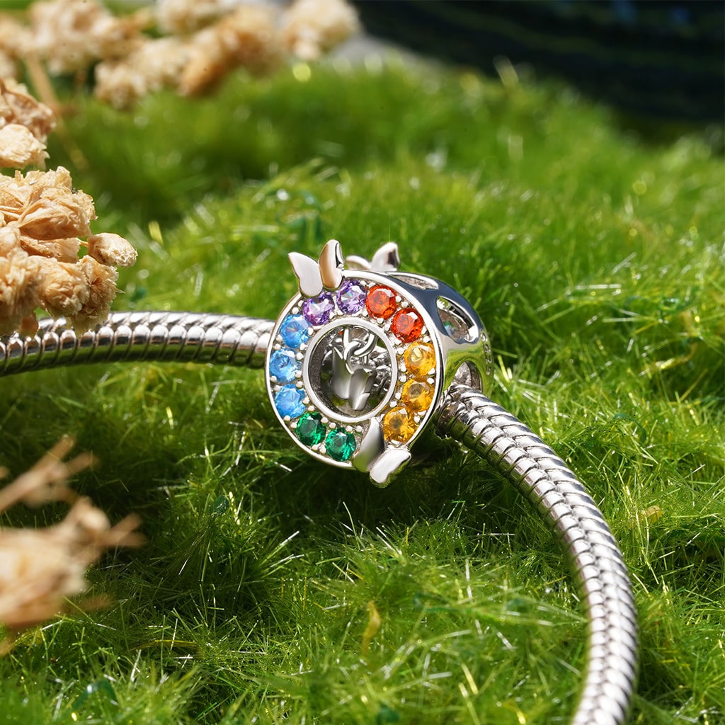 Gnoce Rainbow Butterfly Charm_3