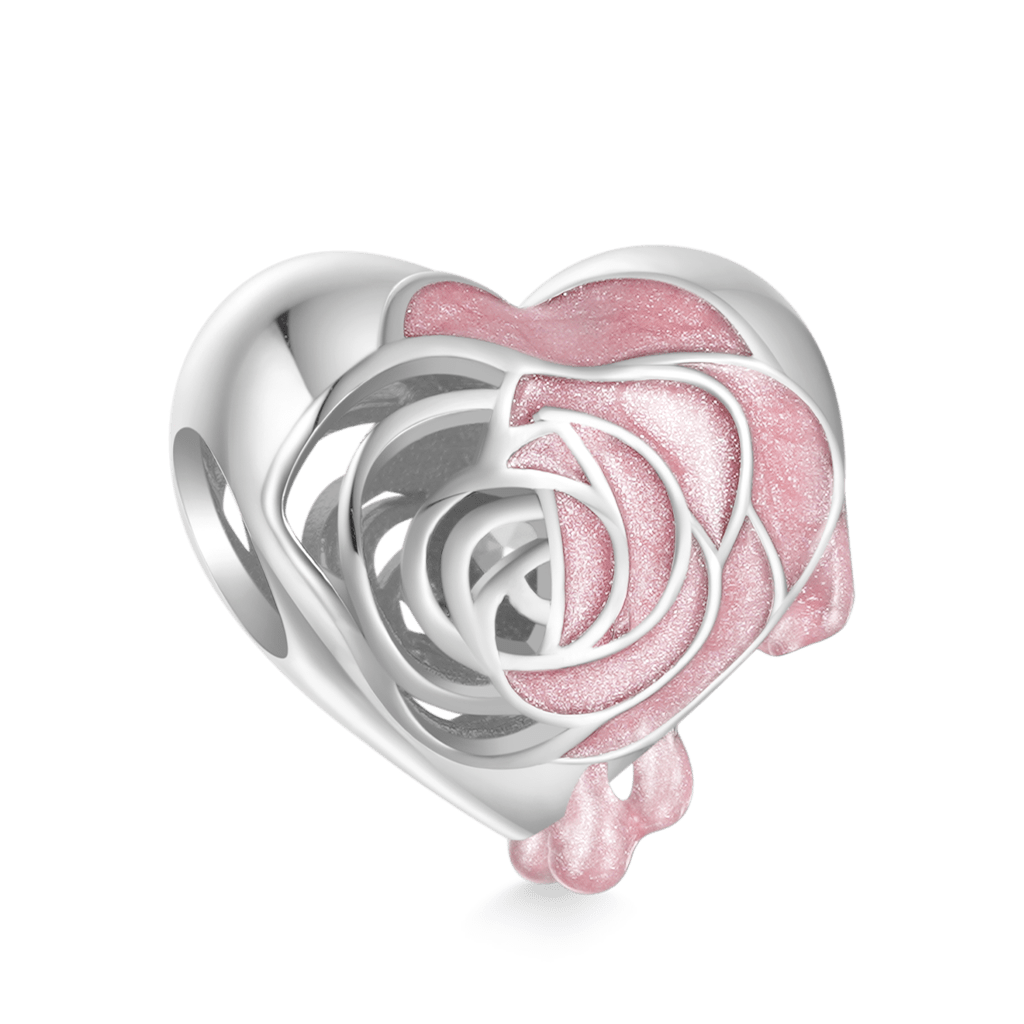 Gnoce Rose Heart Charm_2