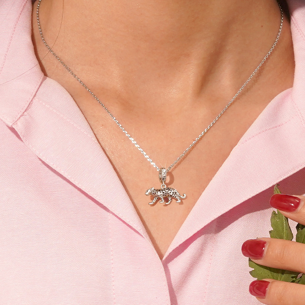 Gnoce Panther Animal Pendant Dangle Charm_5