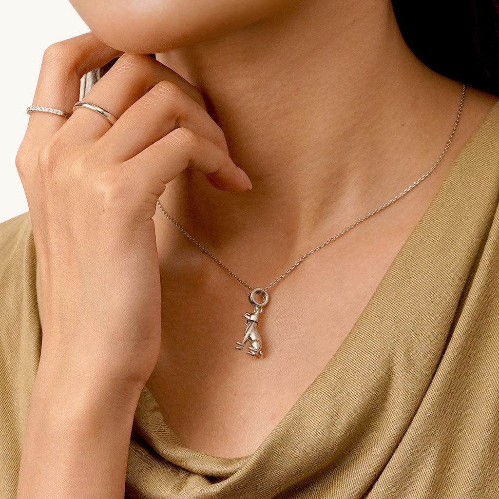 Gnoce German Shepherd Pendant Dangle Charm_5