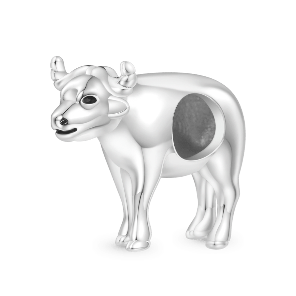 Gnoce African Animals Buffalo Charm_1