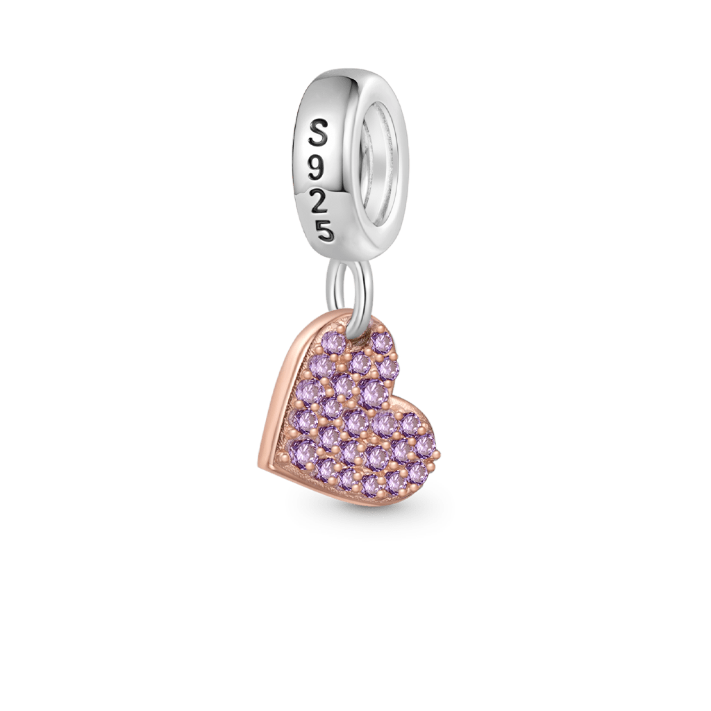 Gnoce "Big Little" Love Stitching Pendant Dangle Charm_4