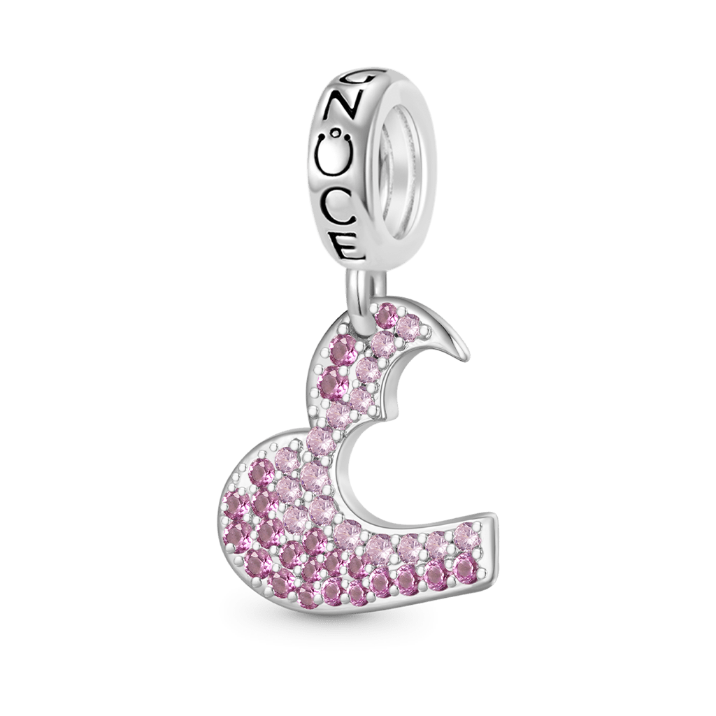 Gnoce "Big Little" Love Stitching Pendant Dangle Charm_3