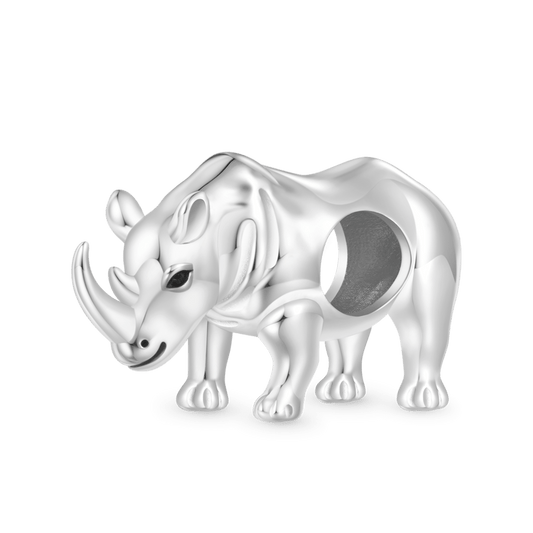 Gnoce South Africa Animal Rhinoceros Charm_1