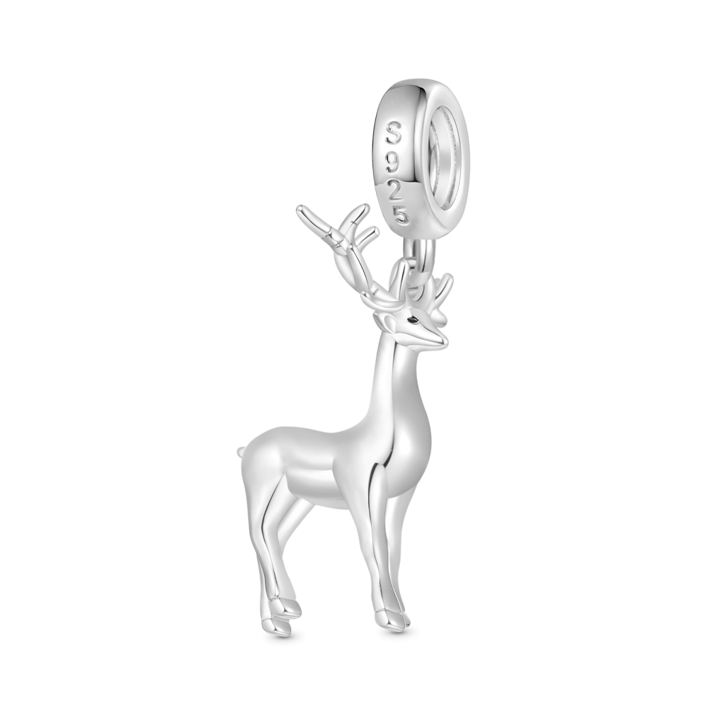 Gnoce German Red Deer Pendant Dangle Charm_2
