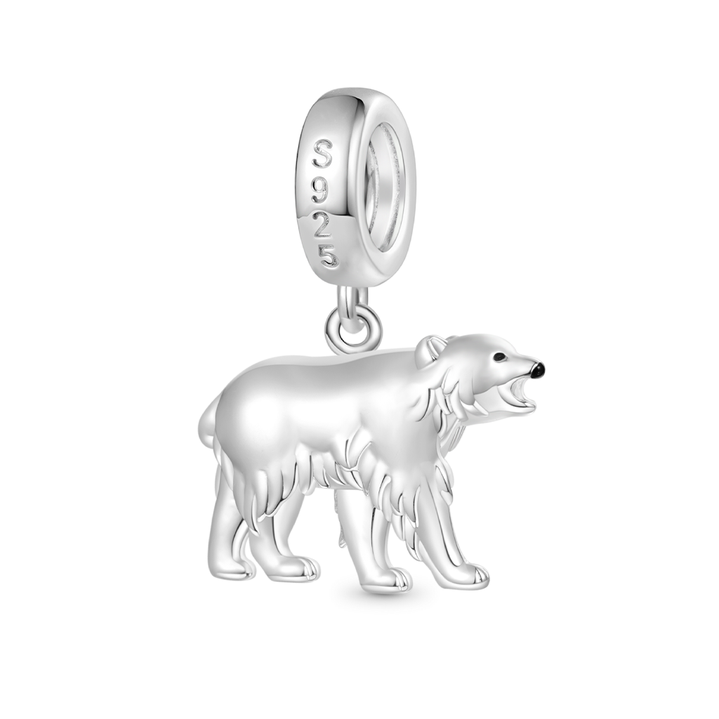 Gnoce Grizzly Bear Pendant Dangle Charm_2