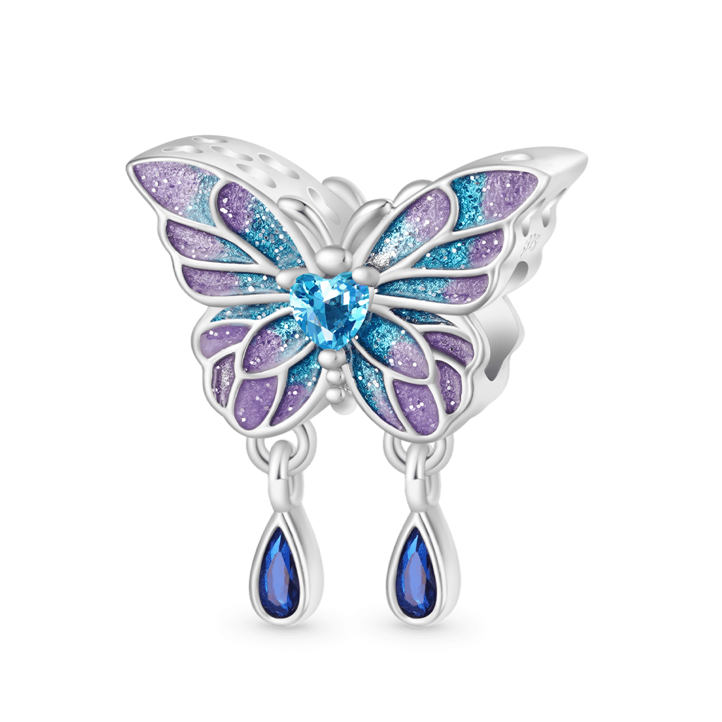 Gnoce Blue Morpho Butterfly Charm_1