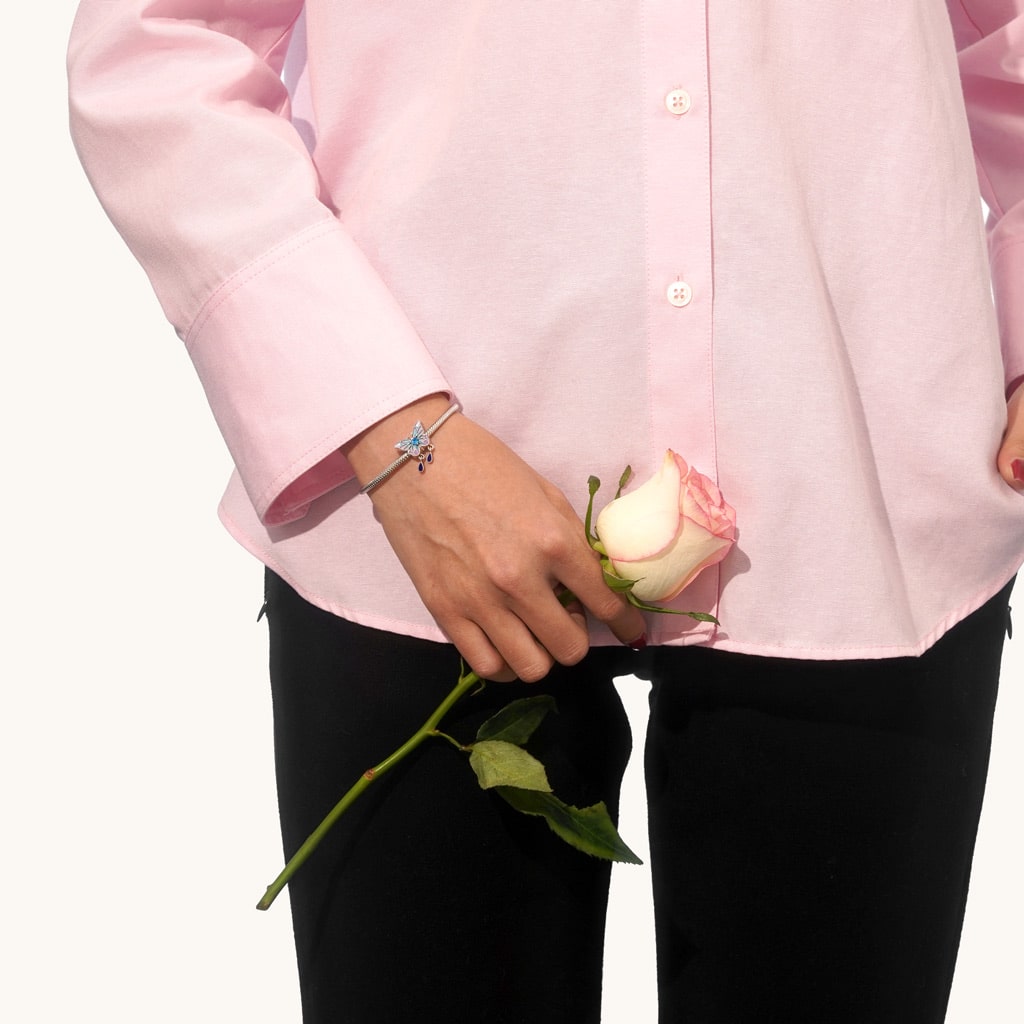 Gnoce Blue Morpho Butterfly Charm_4