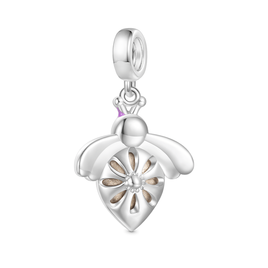 Gnoce Bee Daisy Colorful Pendant Dangle Charm_2