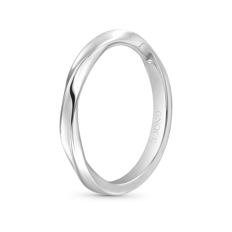 Gnoce Basic Twist Band Ring_2