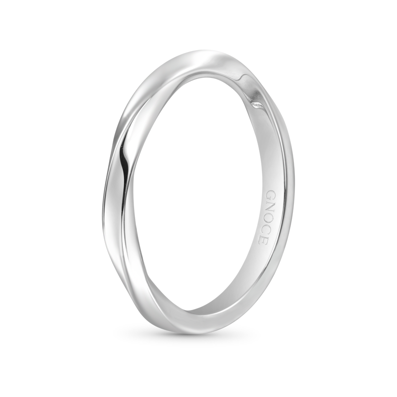 Gnoce Basic Twist Band Ring_2