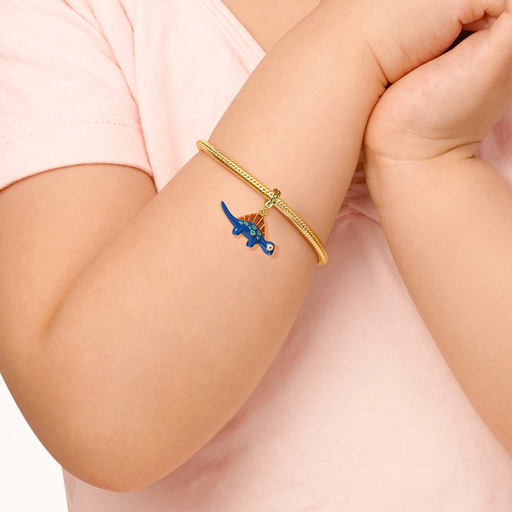 Spinosaurus Pendant Dangle Charm Sterling Silver 18k Gold Plated_4