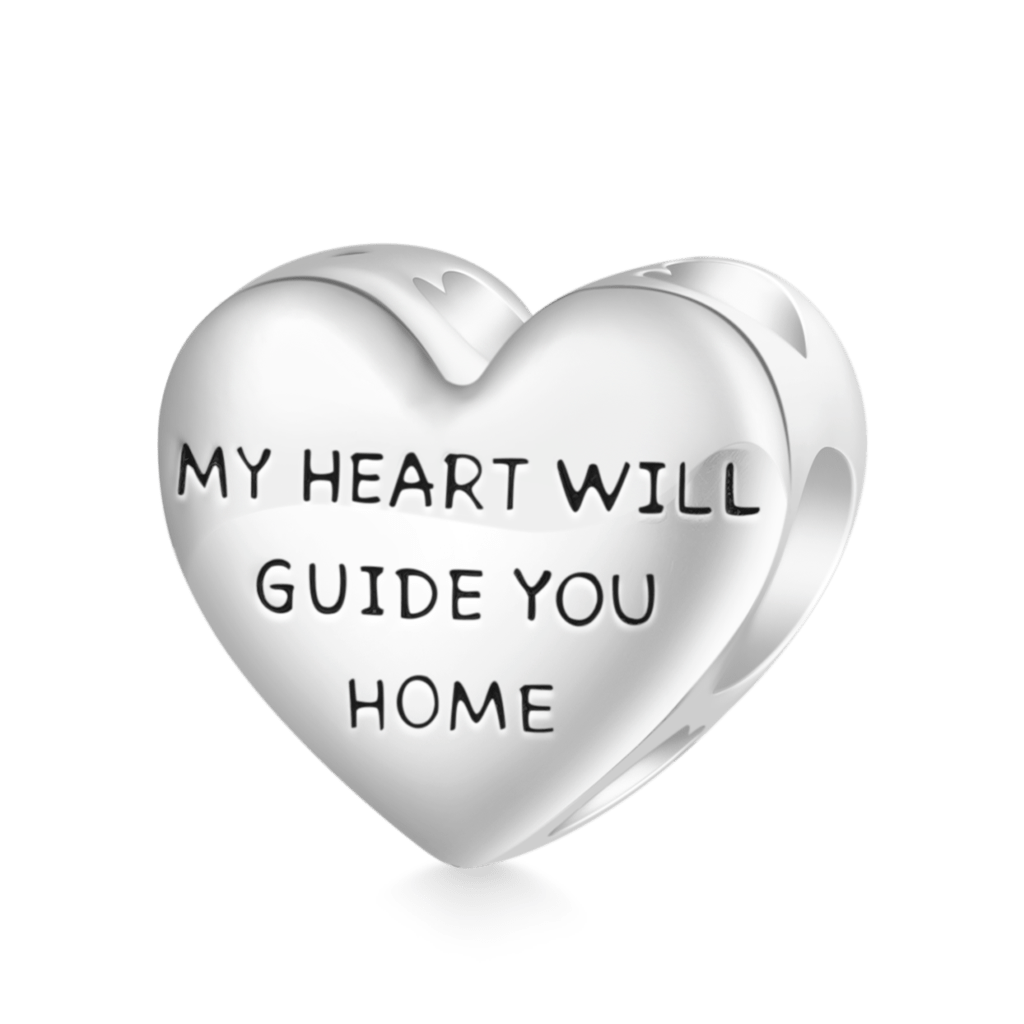 Gnoce "MY HEART WILL GUIDE YOU HOME" Heart Charm_2