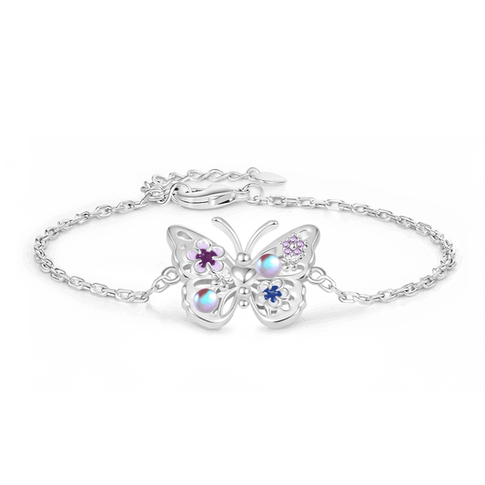 Gnoce Adjustable Flying Butterfly Bracelet_1