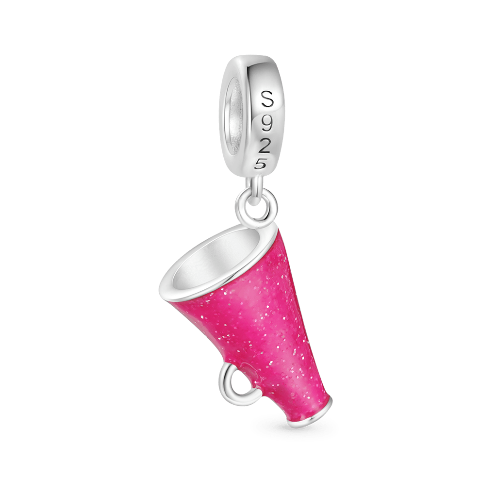 Gnoce Cheerleading Barbie Pink Amplifier Pendant Dangle Charm_2