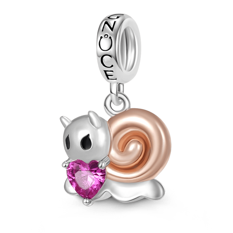 Gnoce Snails Embraces Heart Gem Charm_1