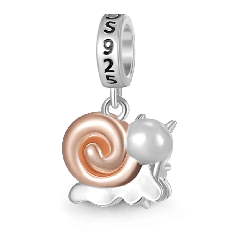 Gnoce Snails Embraces Heart Gem Charm_2