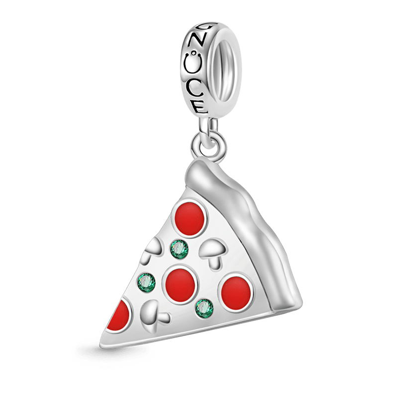 Gnoce Delicious Pizza Slice Pendant Dangle Charm_1