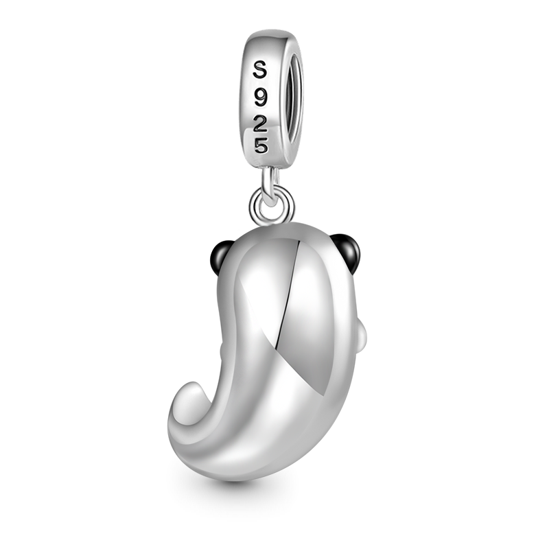 Gnoce Lovely Otter Embraces Heart Gem Charm_2