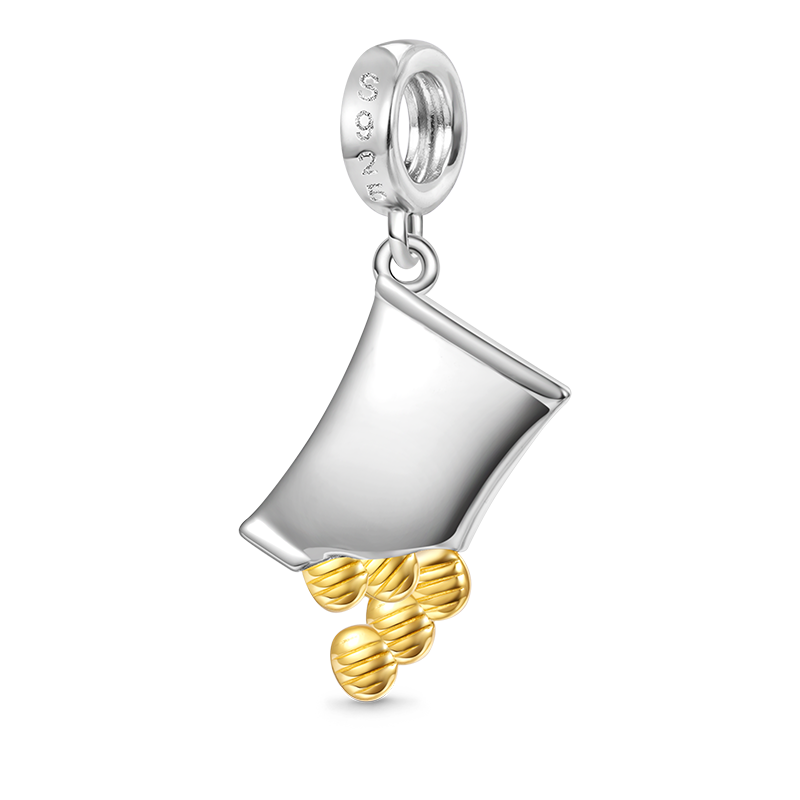 Gnoce Snack Food Potato Chips Pendant Dangle Charm_2