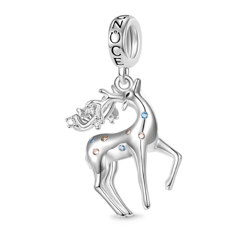 Gnoce Lovely Deer Pendant Dangle Charm_1