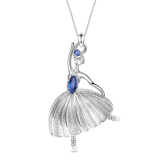 Gnoce Sparkling Ballet Necklace_1