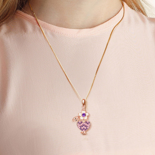 Gnoce Exquisite Perfume Heart Bottle Necklace_5