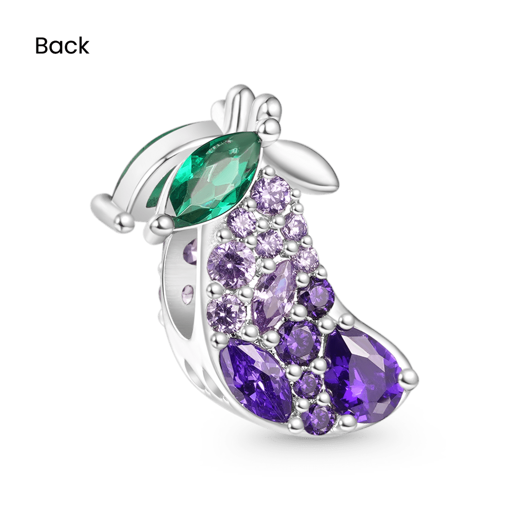 Gnoce Sparkling Purple Eggplant Charm_2