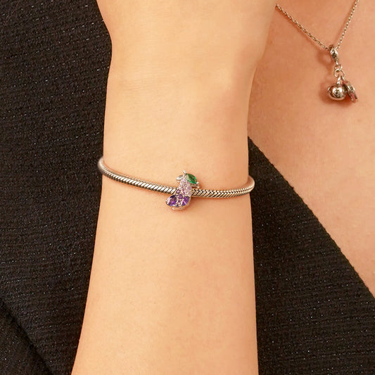 Gnoce Sparkling Purple Eggplant Charm_5
