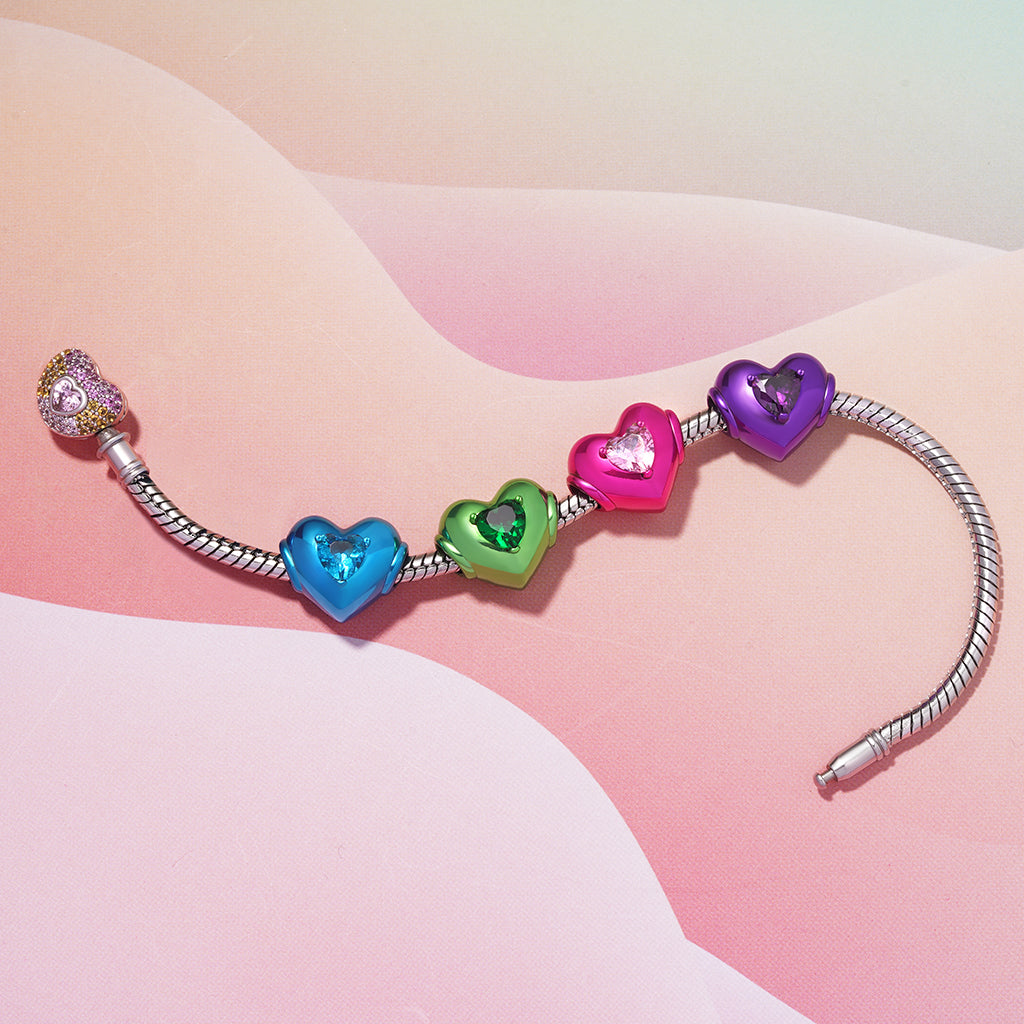 Gnoce Pink Candy Heart Charm_3