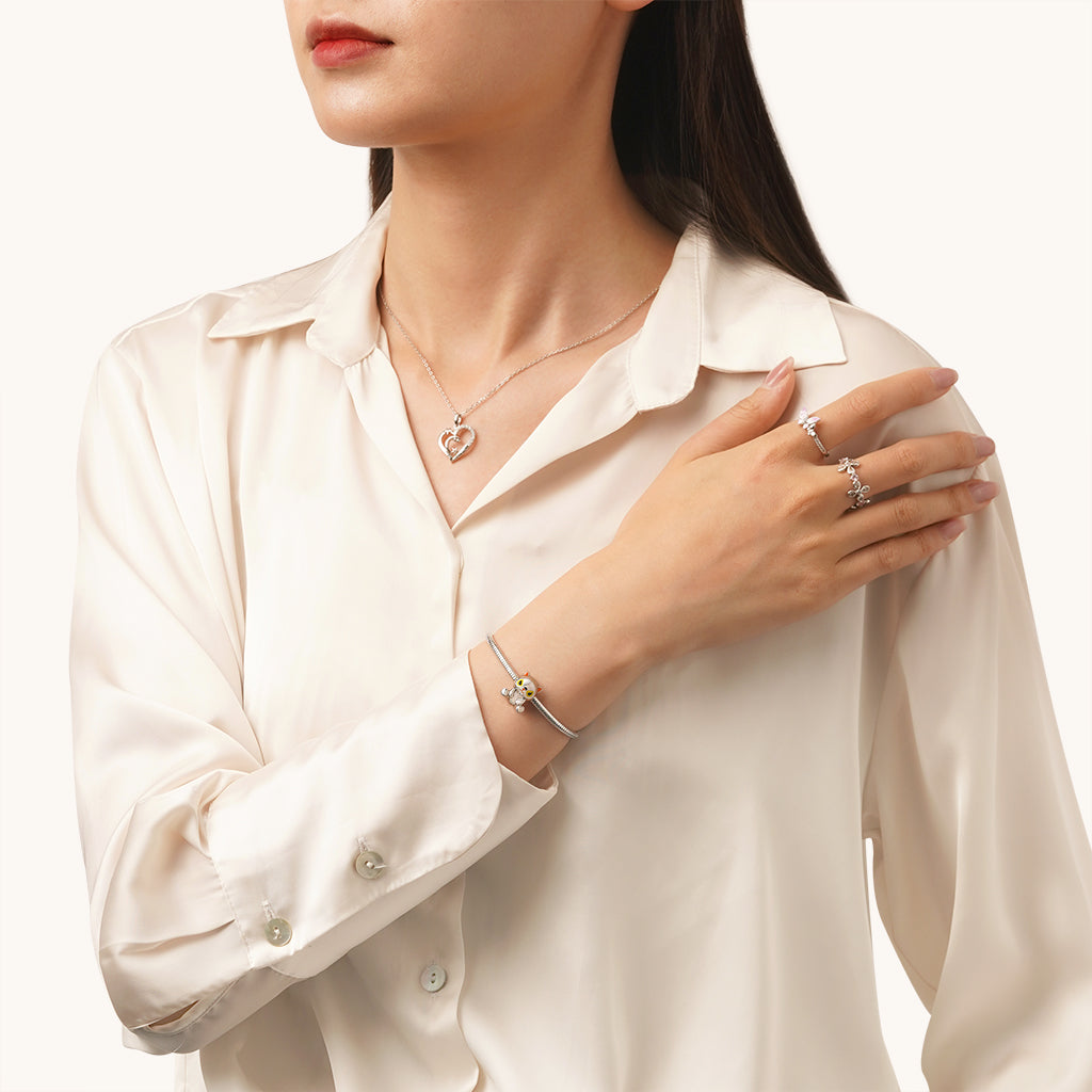 Gnoce Cat & Polar Bear Double Layer Pullover Charm_7