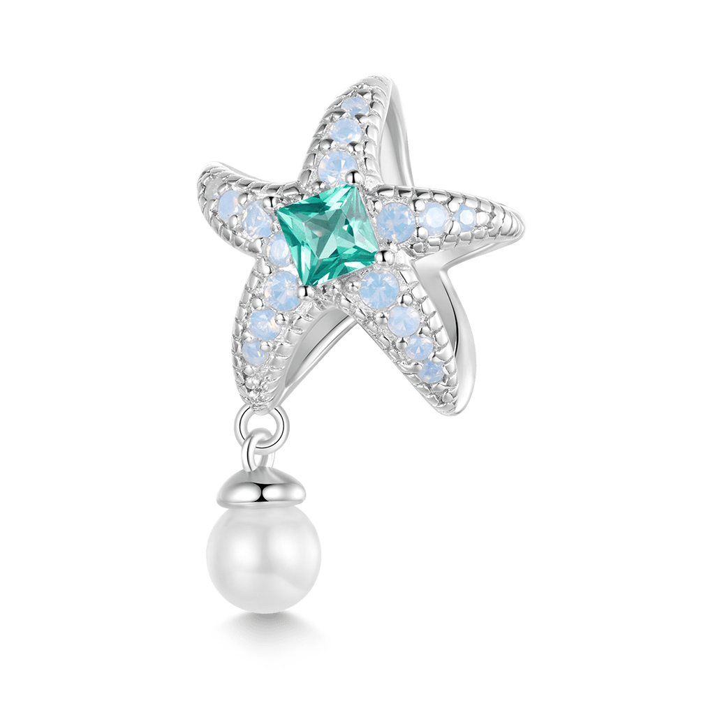 Gnoce Blue Starfish Hanging Pearl Charm_1