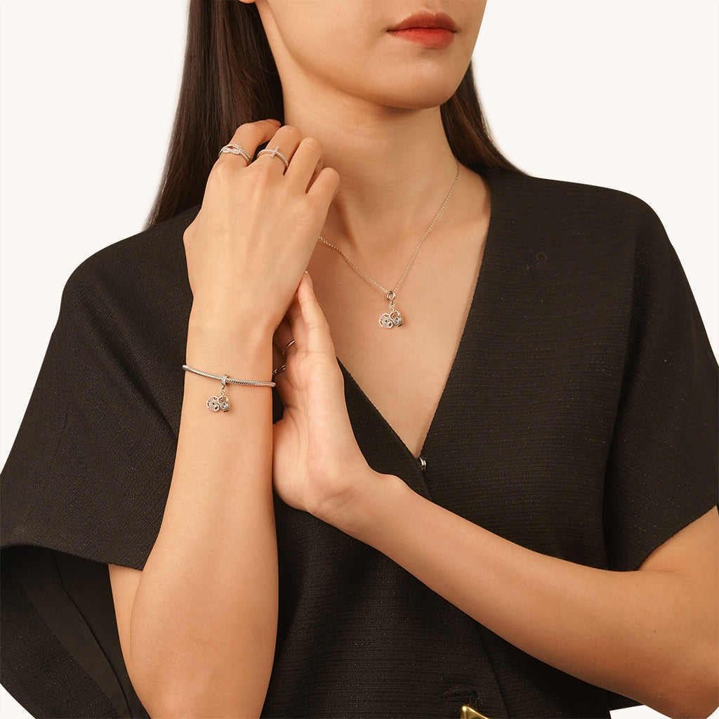 Gnoce Kettlebell & Barbell Plate Pendant Dangle Charm_4