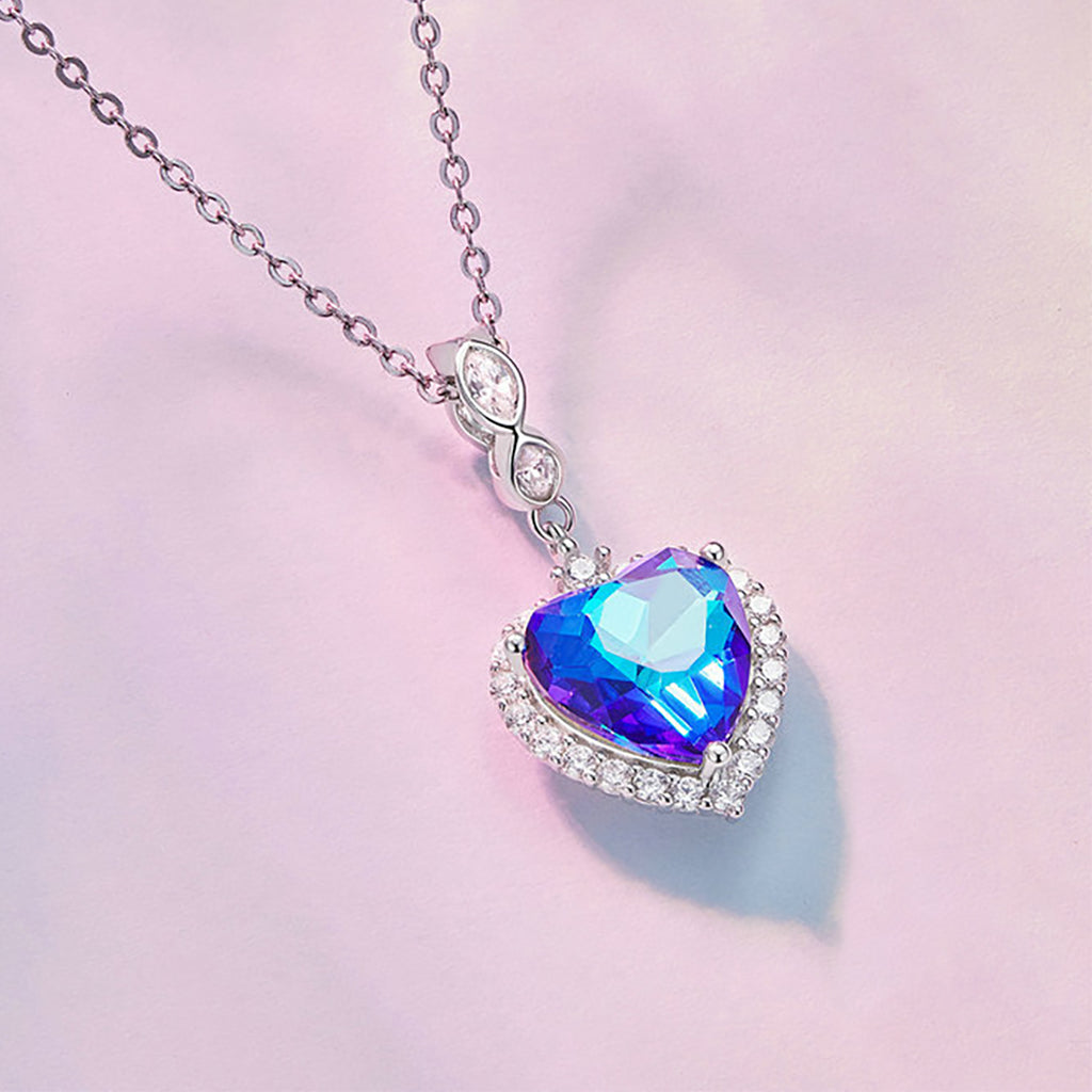 Gnoce Ocean Heart Pendant Dangle Charm_2
