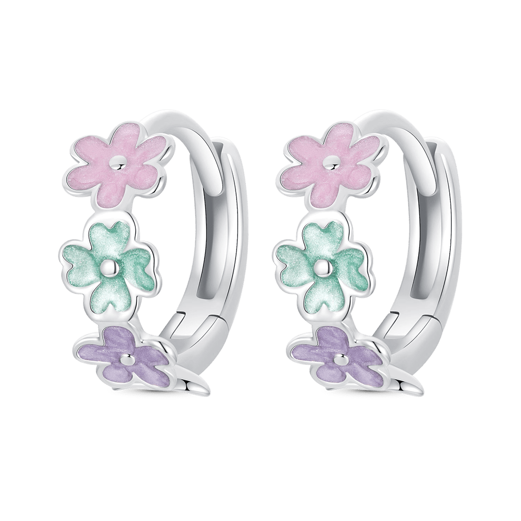 Gnoce Small Flower Huggie Earrings_1