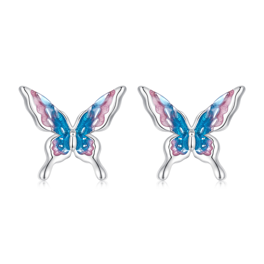 Gnoce Aura Butterfly Stud Earrings_1