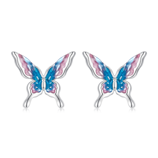 Gnoce Aura Butterfly Stud Earrings_1