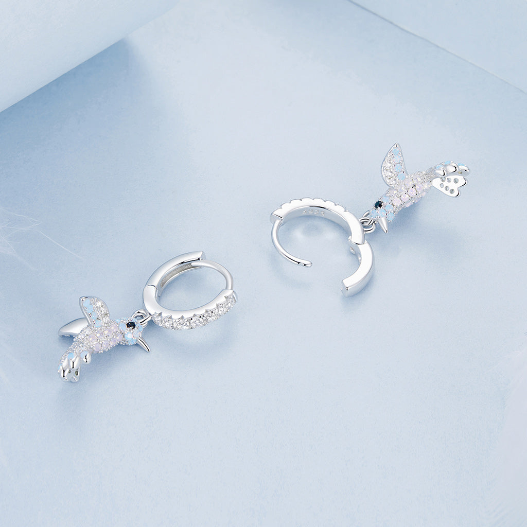 Gnoce Diamond-encrusted Bird Earrings_2