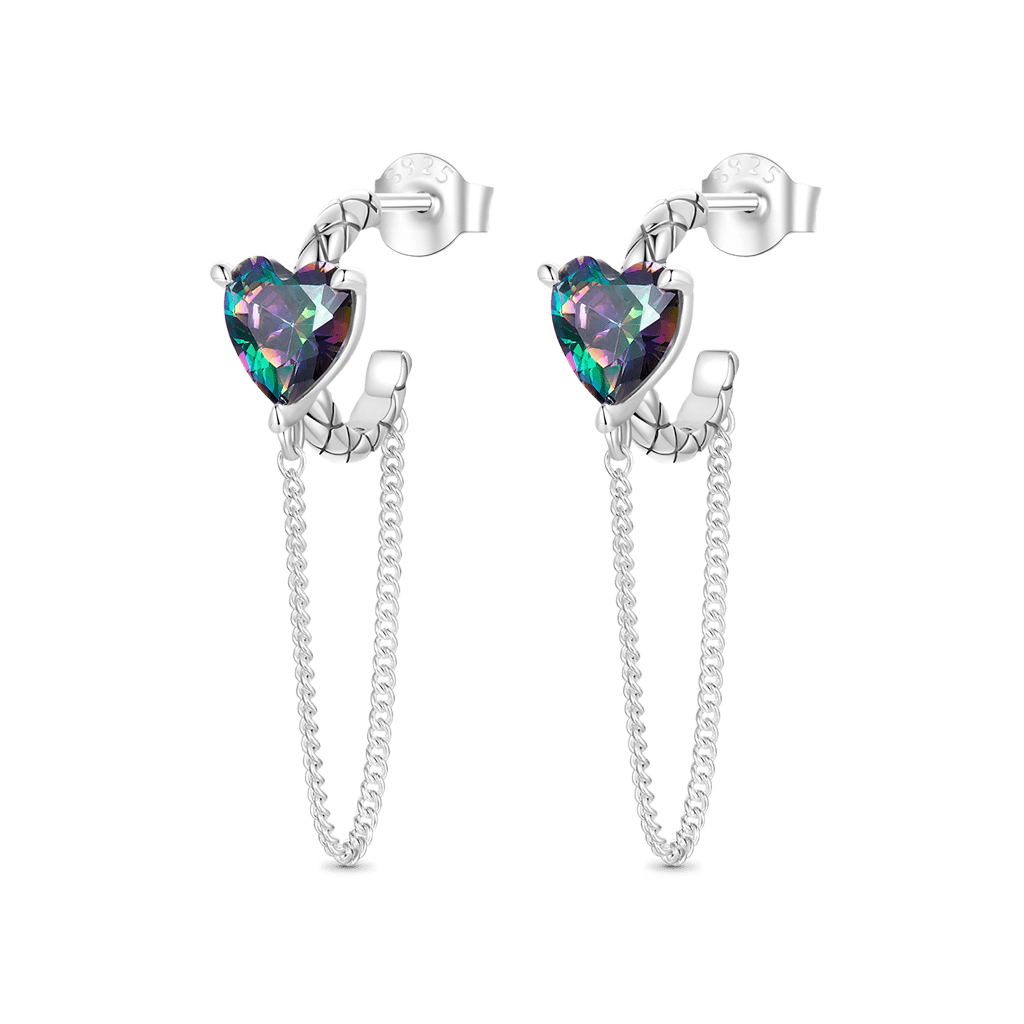 Gnoce Vintage Heart Stud Earrings_1