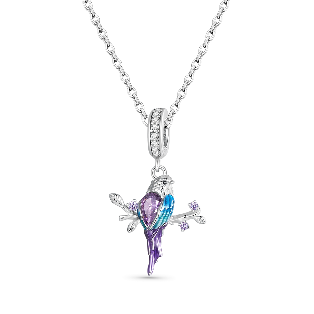Gnoce Gradient Color Kingfisher Pendant Dangle Charm_2