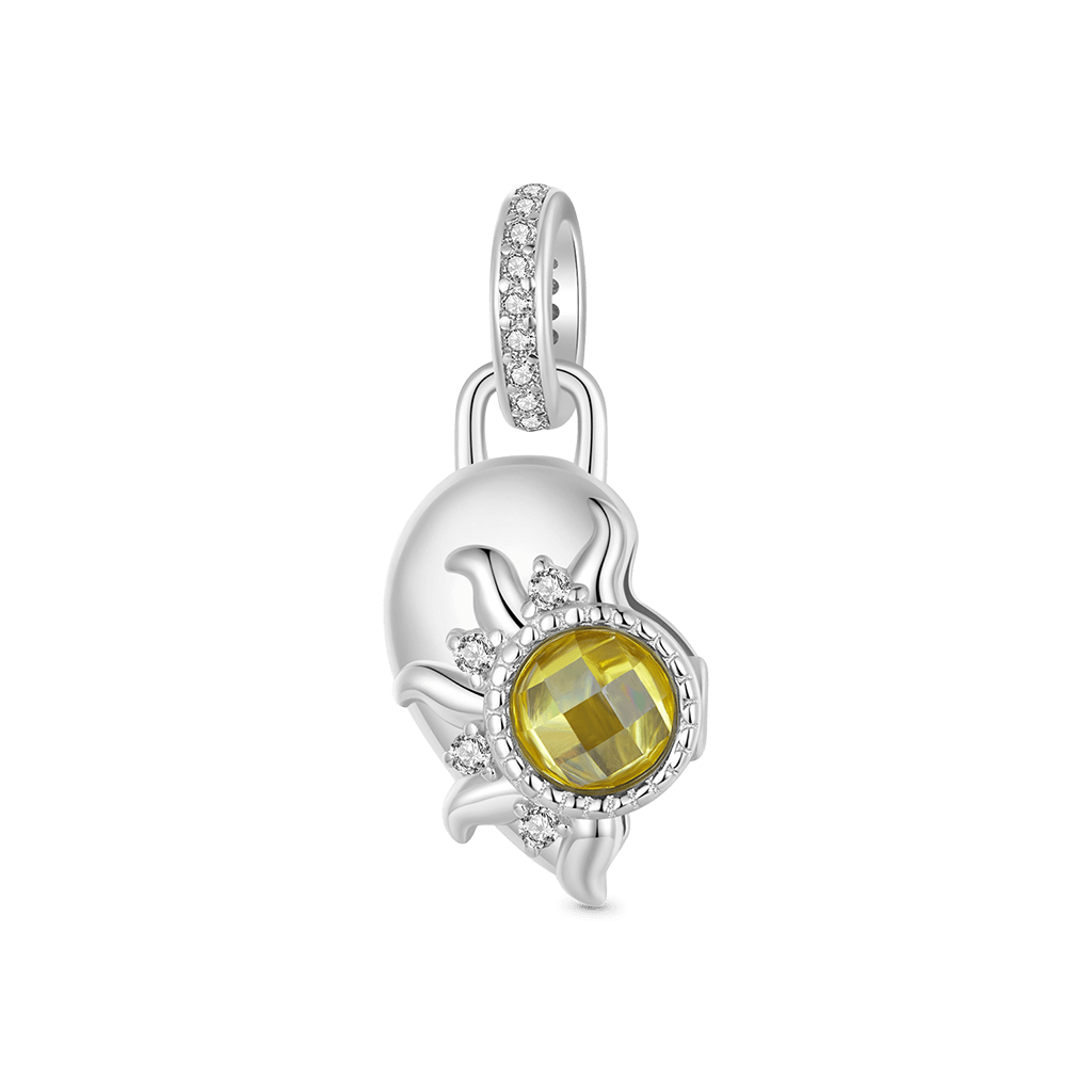 Gnoce Sun and Moon Love Double Pendant Dangle Charm_2