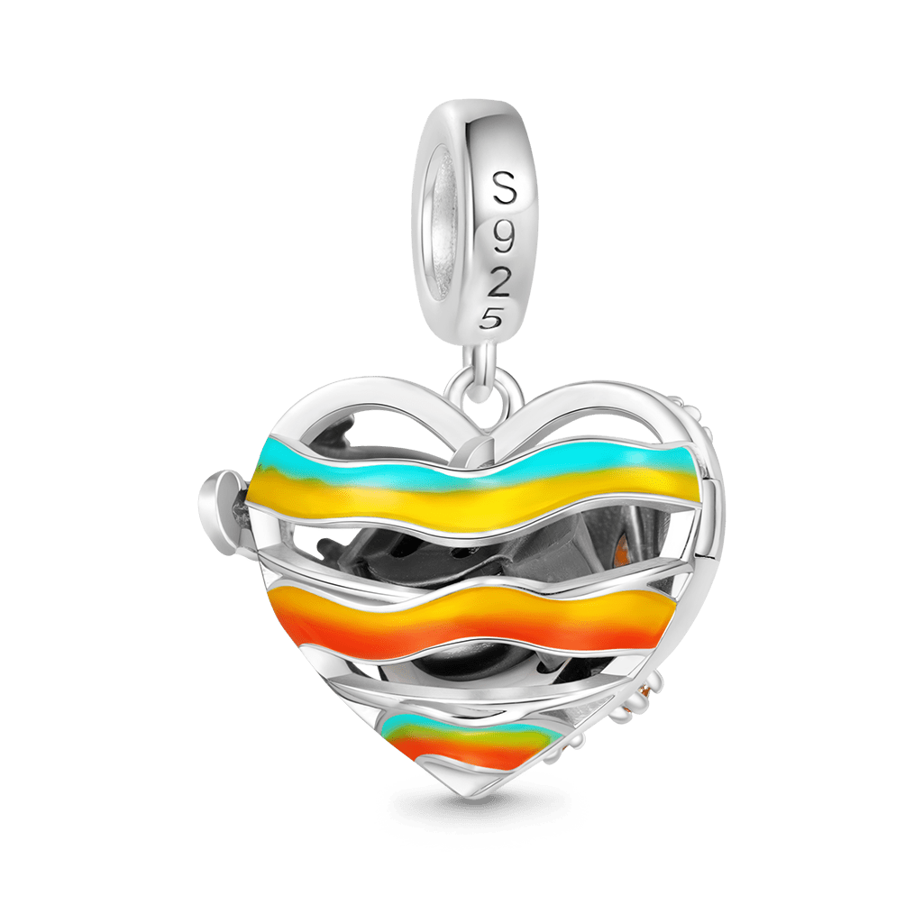 Gnoce Heart Solar System Wireless LED Glow Jupiter Pendant Dangle Charm_4