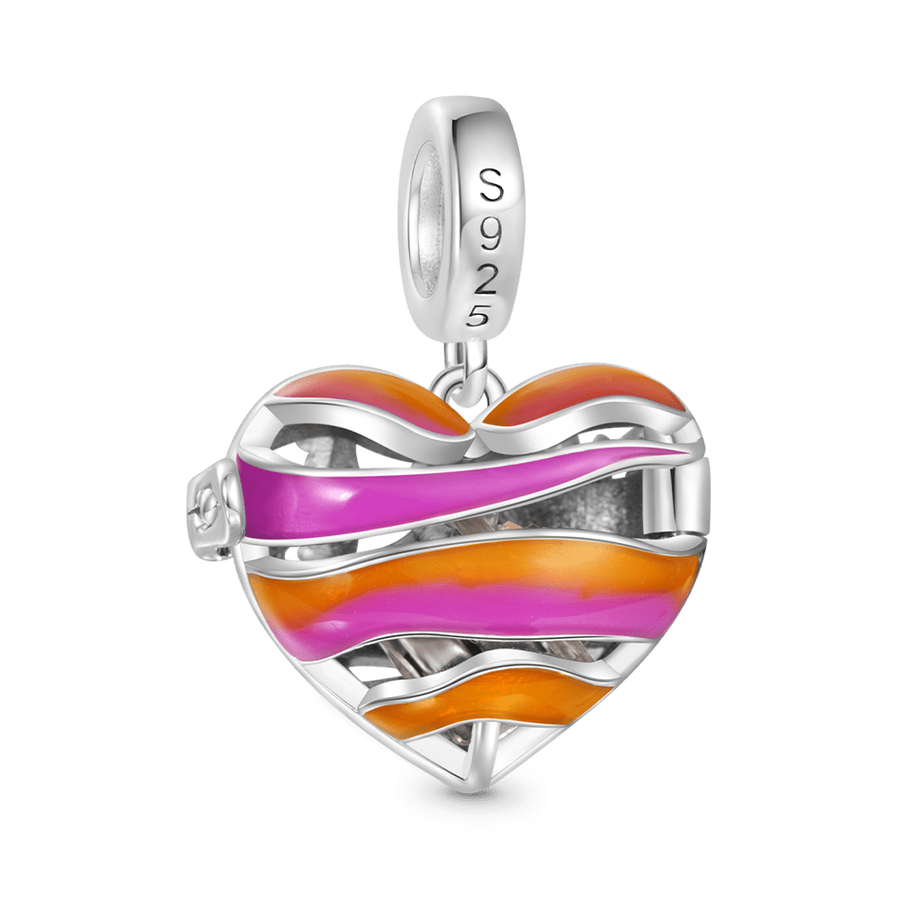 Gnoce Heart Solar System Wireless LED Glow Mercury Pendant Dangle Charm_4