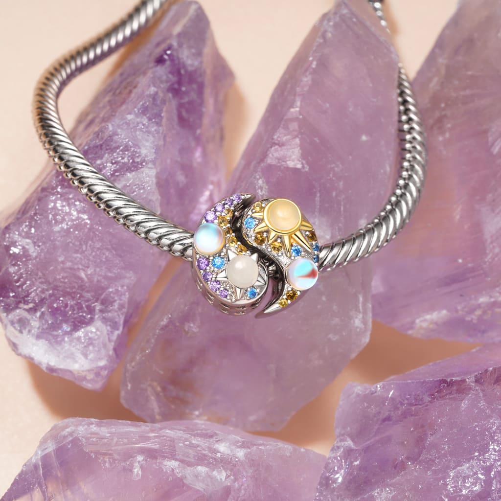 Gnoce Engravable Glow-in-the-Dark Star Moon Tai Chi Charm_6