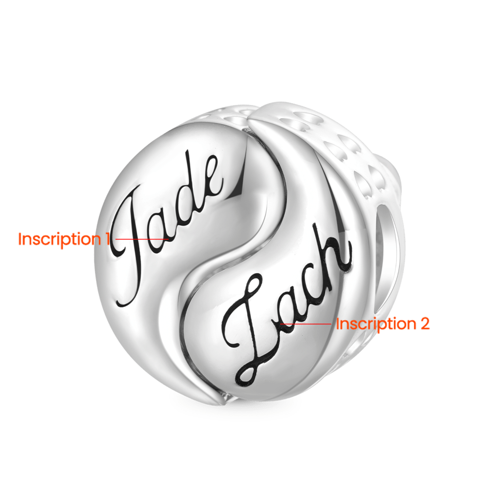 Gnoce Engravable Glow-in-the-Dark Star Moon Tai Chi Charm_2